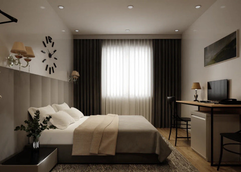 Интерьер гостиничного номера Мелтон - фото